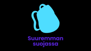 Repun kuva. Alla teksti Suuremman suojassa