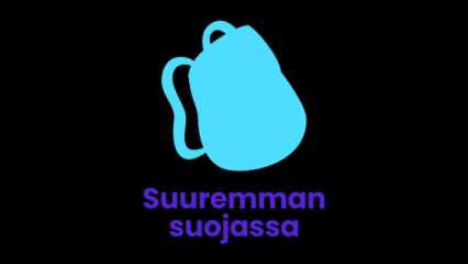 Repun kuva. Alla teksti Suuremman suojassa