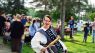 Tapahtumassa mahdollisuus tehdä mm. jättisaippuakuplia